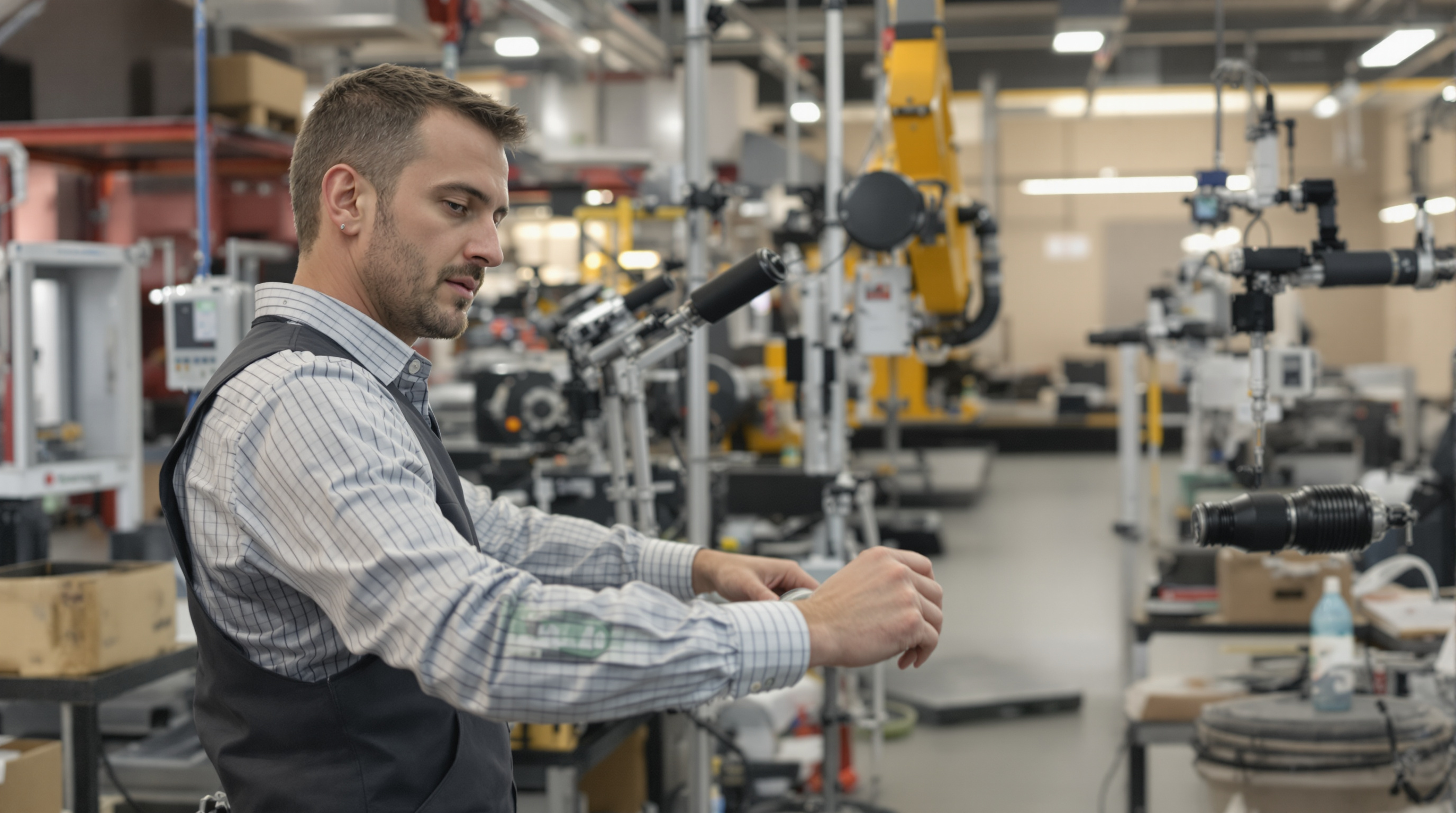 Friendly yoga studio reception area